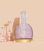 Lilac tara bucket bag