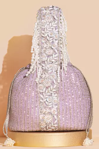 Lilac tara bucket bag