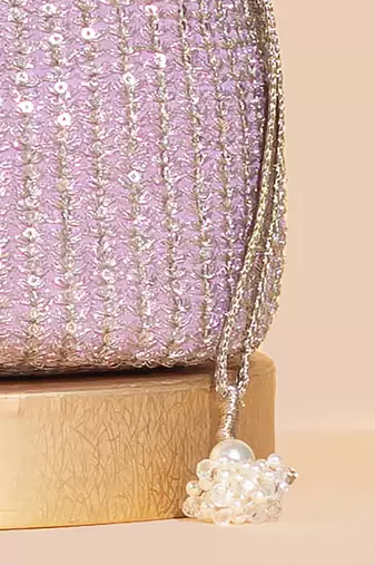 Lilac tara bucket bag