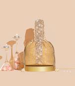 Light orange tara bucket bag
