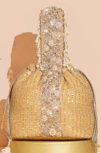 Light orange tara bucket bag