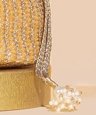 Light orange tara bucket bag 5