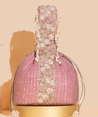 Pink tara bucket bag 2