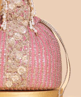 Pink tara bucket bag 4