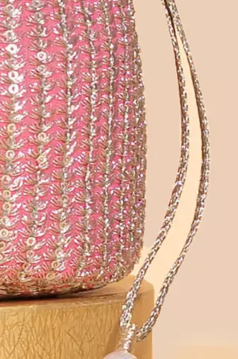 Pink tara bucket bag
