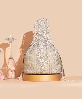 Champagne tara bucket bag 1