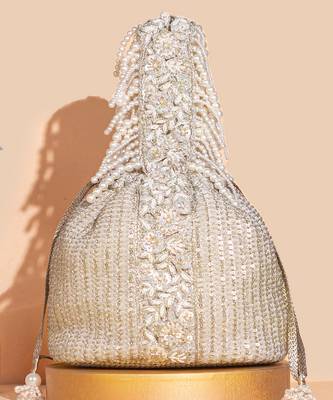 Champagne tara bucket bag 2
