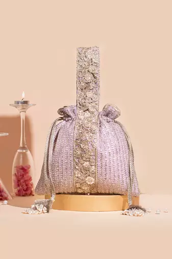Lilac tara potli  bag