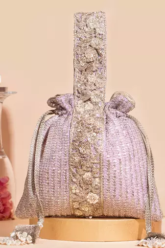 Lilac tara potli  bag