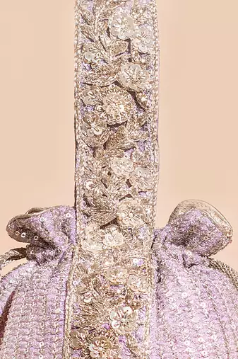 Lilac tara potli  bag