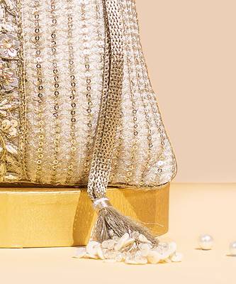 Champagne tara potli bag 5