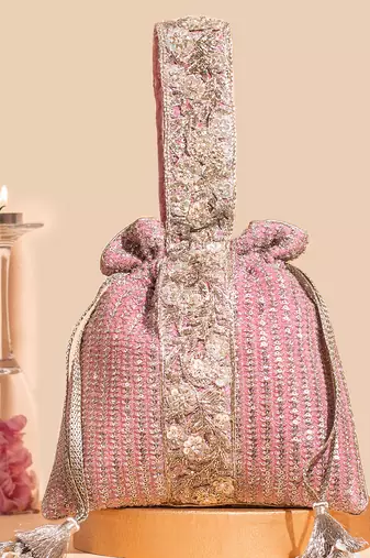 Pink tara potli bag