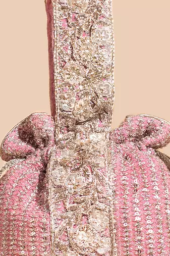 Pink tara potli bag