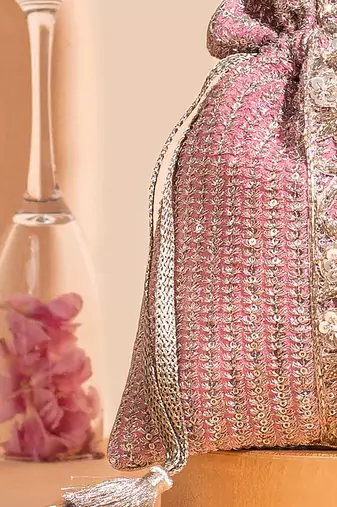 Pink tara potli bag