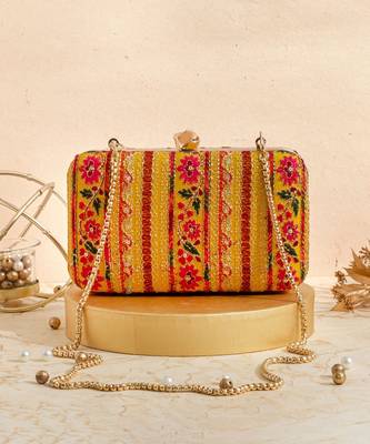 Mustard zuri box clutch 1