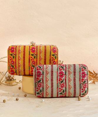Mustard zuri box clutch 5