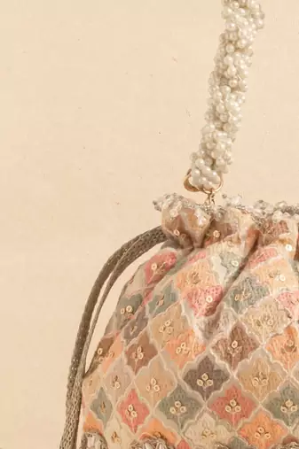 Multicolor aza bucket bag