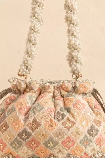 Multicolor aza bucket bag