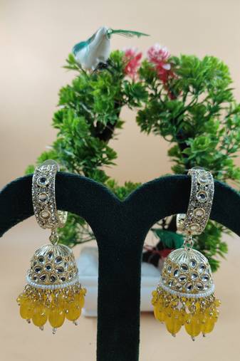 Jiyanshi Fashion Traditional  Bali Jhumka Earrings For Women And Girls