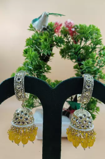 Jiyanshi Fashion Traditional  Bali Jhumka Earrings For Women And Girls