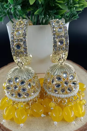  Traditional  Bali Jhumka Earrings For Women And Girls
