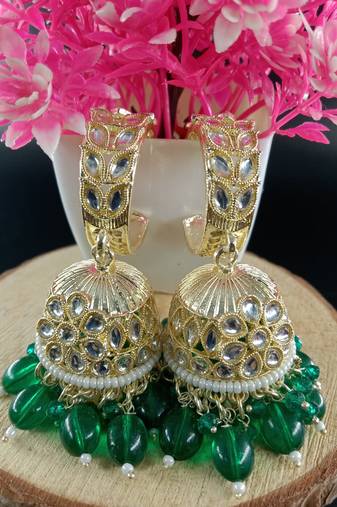   Traditional Bali Jhumka Earrings/ Earrings For Wo  And Girls