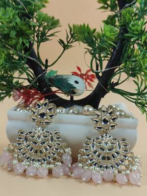   Traditional Chandbali earrings for wo  and girls 2