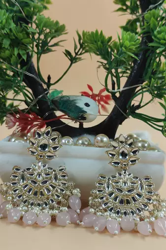   Traditional Chandbali earrings for wo  and girls