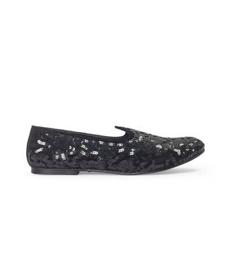 Black glamorous sequin juttis 2