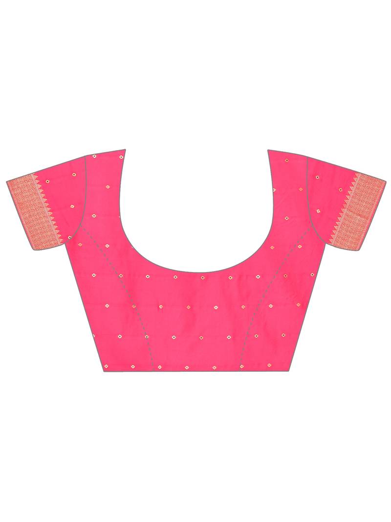 Elora pure linen silk ikat butti zari weaving saree (dusty yellow)