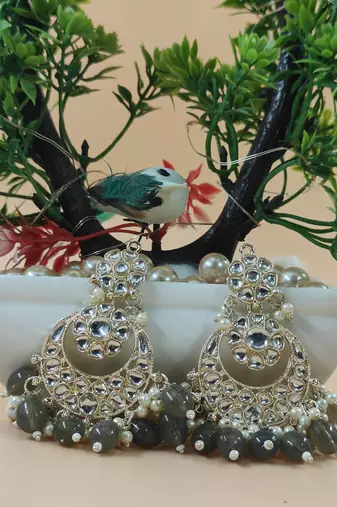   Beautiful Gold Plated Pearl Earrings for Wo  and Girls