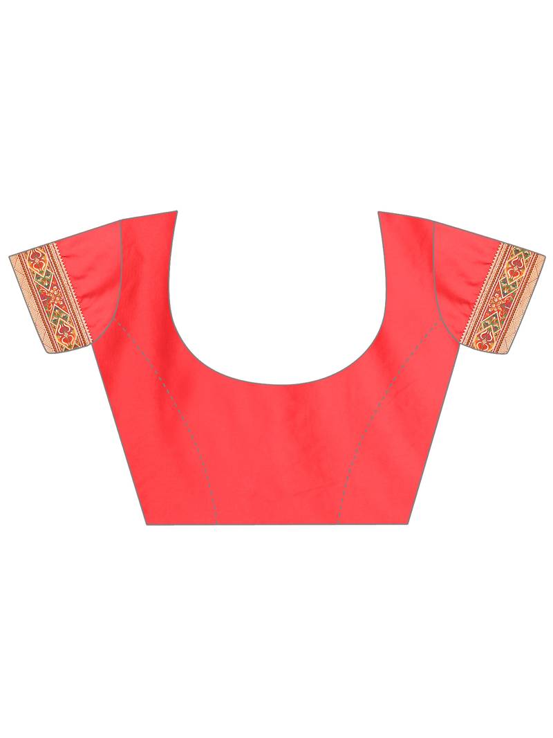 Elora pure soft silk banarasi plain weaving saree (dark green)