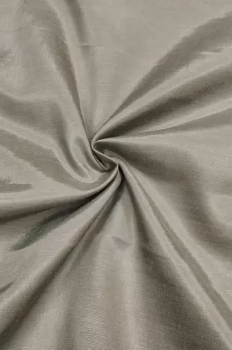 Women's grey heavy daimond work organza jacquard dress material
