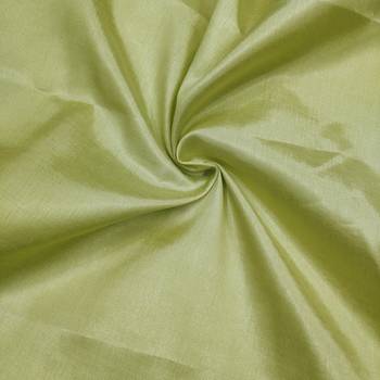 Women's pista green heavy daimond work organza jacquard dress material 3