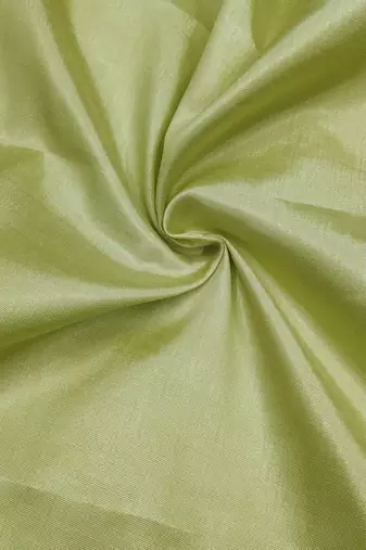 Women's pista green heavy daimond work organza jacquard dress material