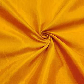 Women's orange thread embrodiery work modal chanderi silk dress material 3