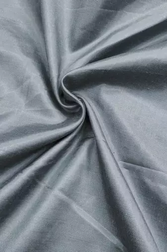 Women's grey position print embroidery viscos organza dress material
