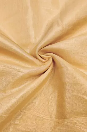 Women's yellow heavy multi thread modal chanderi silk dress material