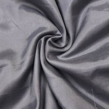 Women's grey heavy neck tie handwork banarasi chanderi silk dress material 3