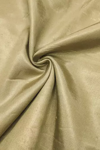 Women's olive position print embroidery viscos organza dress material