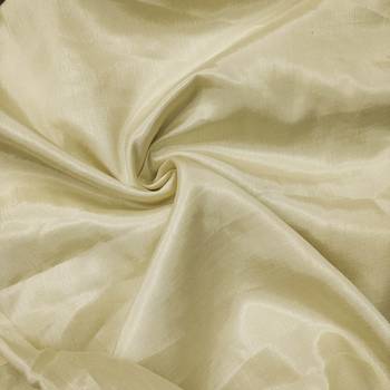 Women's yellow position print embroidery viscos organza dress material 3