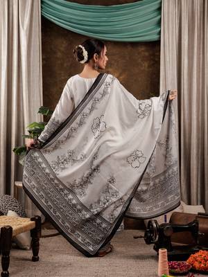  white cotton ethnic motifs straight kurta dupatta pant set 3