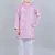 Boys rayon digital hd print sequined kurta pajama set - pink