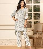  cotton grey co-ord set