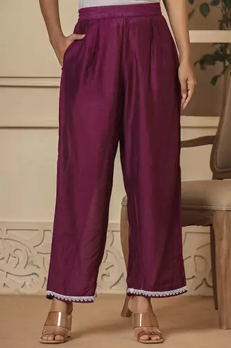  purple chanderi silk tie dye co-ord set