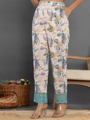  turquoise blue cotton schiffli co-ord set with lace 5