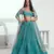 Beautiful Teal Net With Embroidered And Thread Zari Sequence Wedding Lehenga Choli