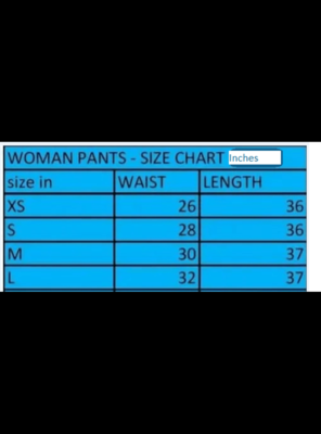 Pavonine black color cotrise fabric with 4 pockets cargo/trousers for girls & women 2