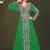 Dark Green color Full Sleeves Handmade Moroccan Kaftan