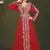 Maroon color Full Sleeves Handmade Moroccan Kaftan